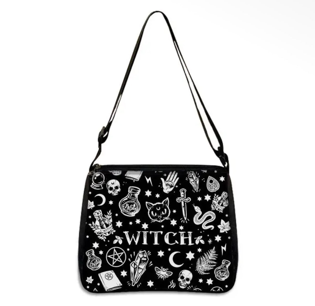 Cat Print Shoulder Bag
