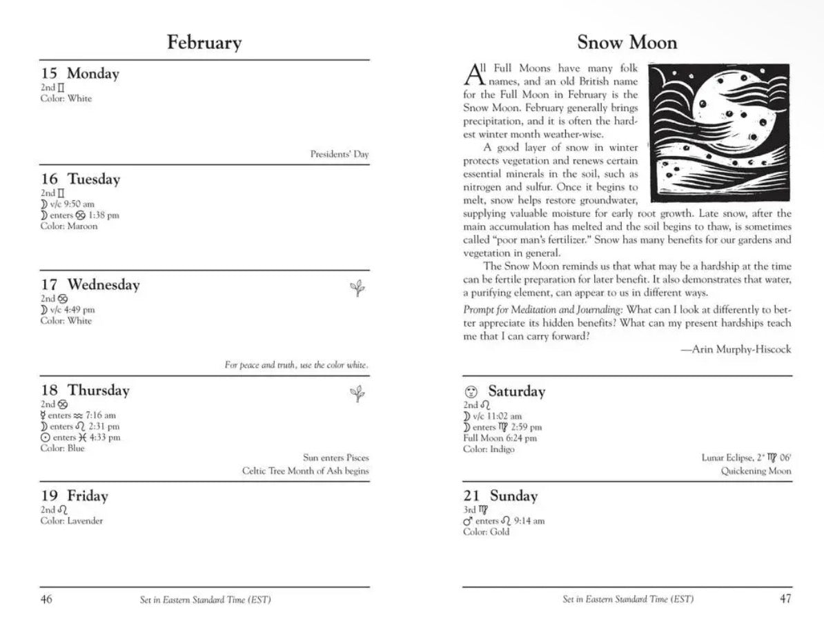 2027 Witches’ Datebook – Daily Magic