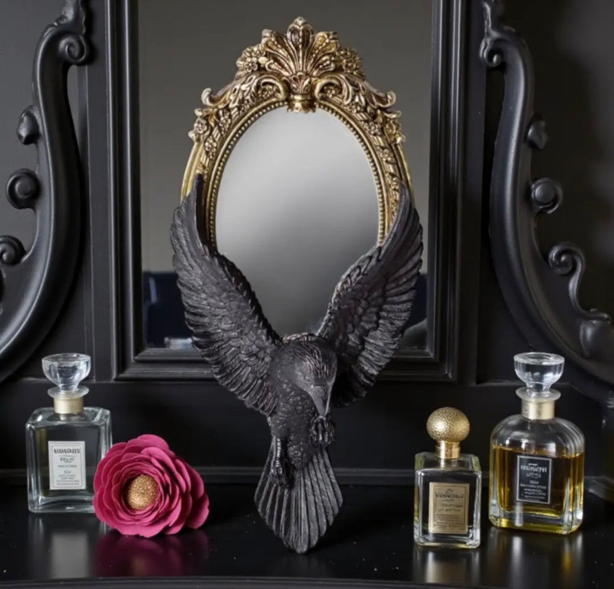 Raven’s Gaze Hand Mirror