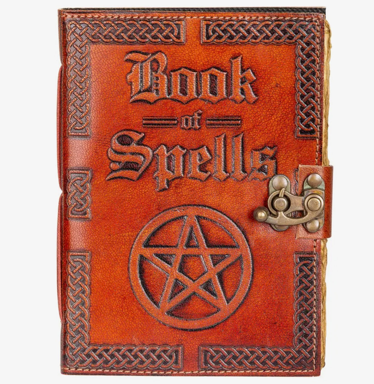 Book of Spells Leather Journal