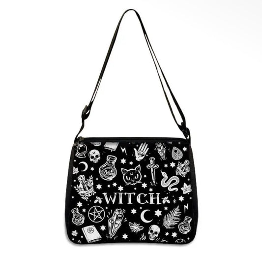 Cat Print Shoulder Bag