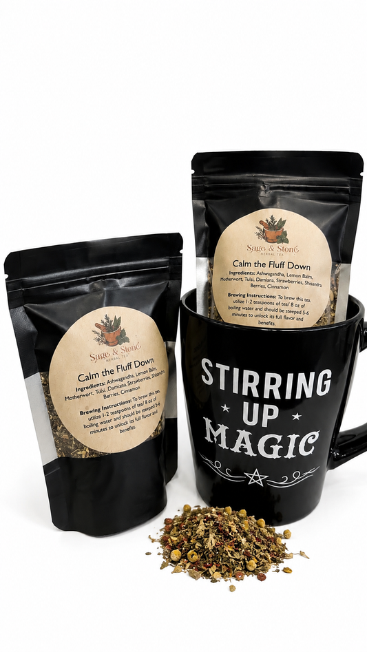 Calm the Fluff Down Herbal Tea 🍵✨